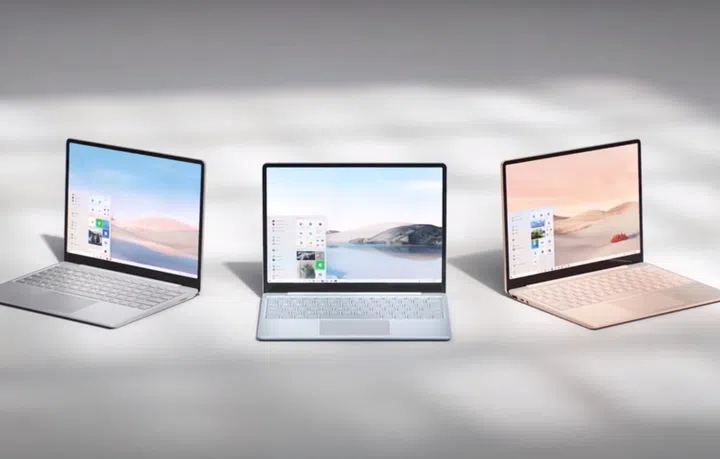 The Microsoft Surface Laptop Go.
