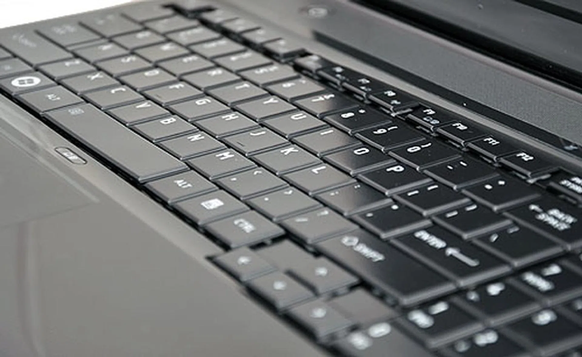 The keyboard isn't as glossy as the first generation of this keyboard design, so that's a relief at least.