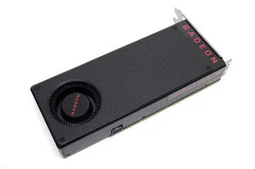 The AMD Radeon RX 480 reference card.