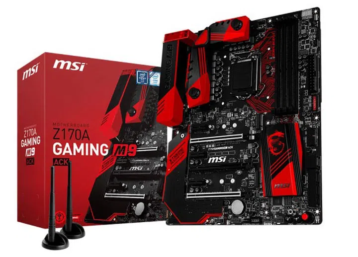 MSI Z170A Gaming M9 ACK. (Image Source: MSI)