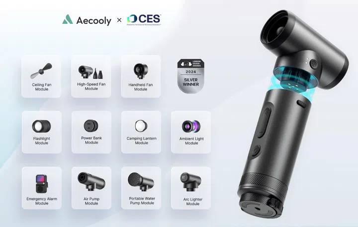 The Aecooly Camperkit and its various modules. Photo: Aecooly