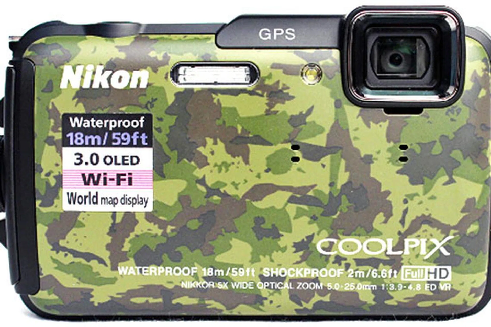 Our review unit came in a camouflage style. But the AW110 is also available in other colors, like blue, orange, silver, and black.