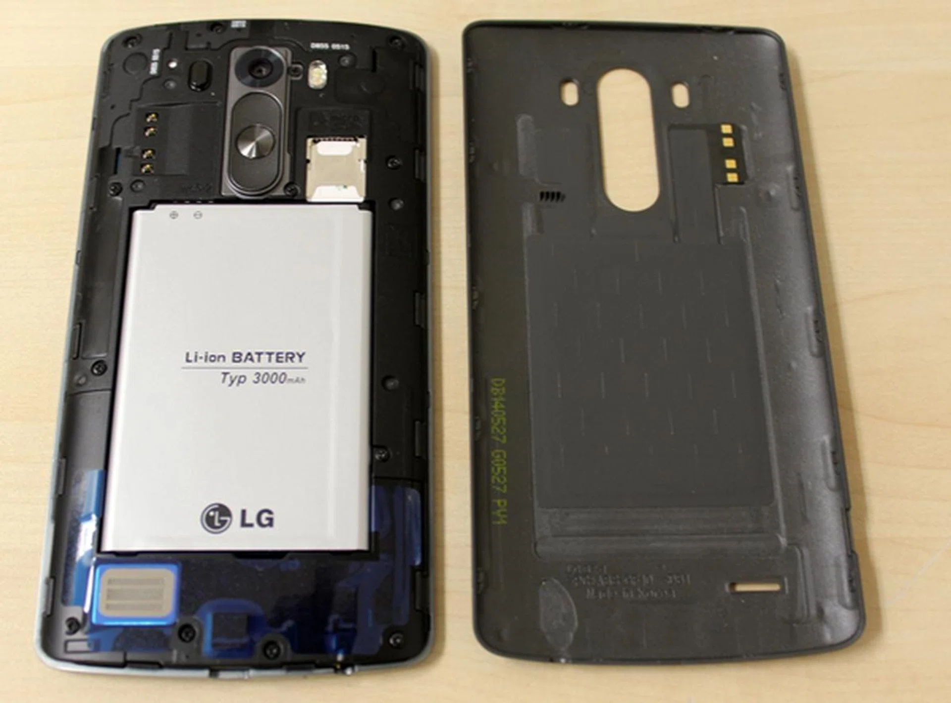 The rear cover can be removed easily without much force. It also secures snugly into the chassis. 