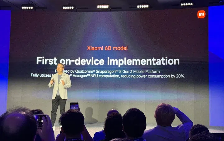 Xiaomi 14 series is said to use SD8G3's NPU fully for its generative AI computations, with power savings to match.