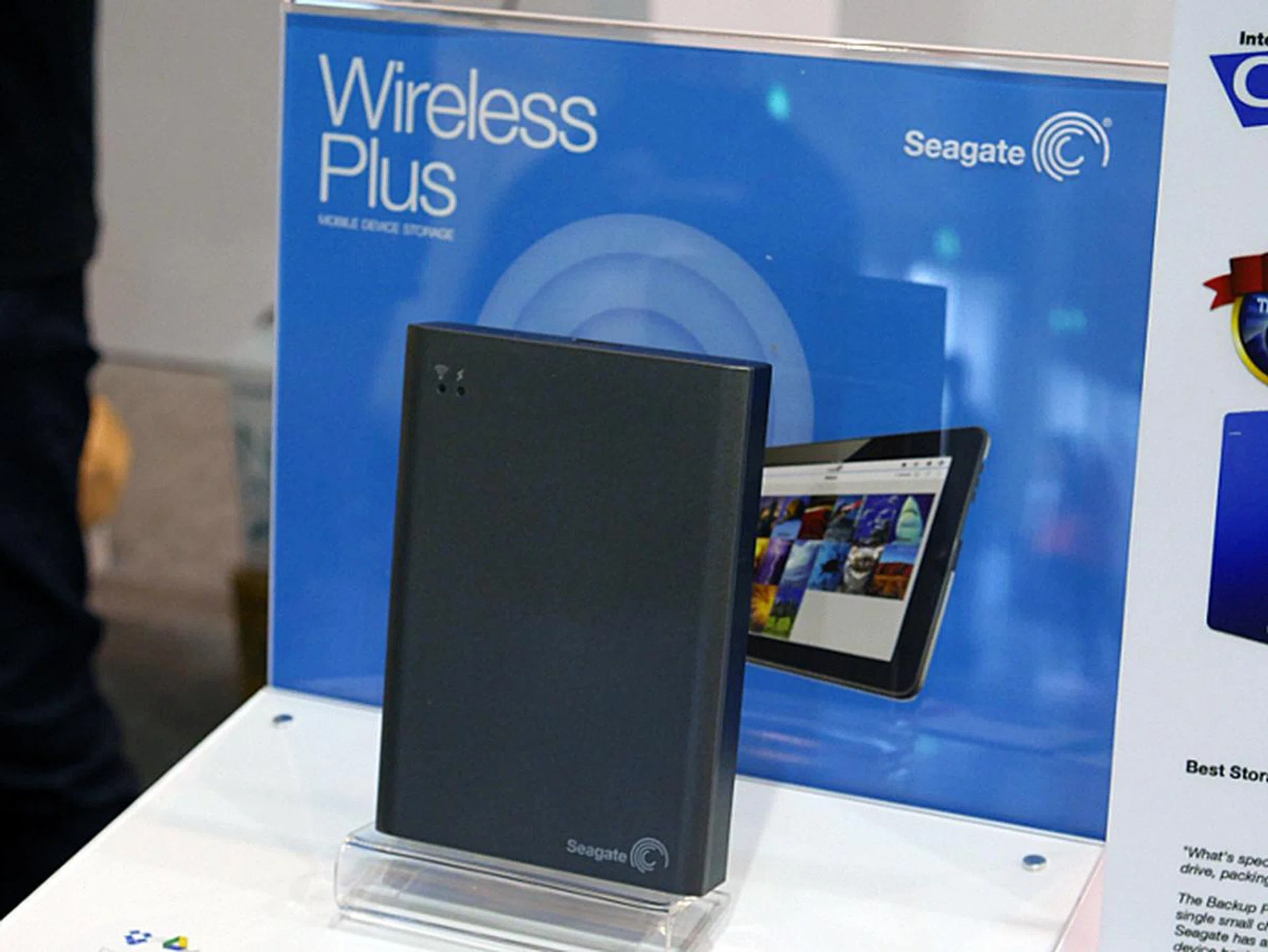 With a battery life of up to 10 hours, the Wireless Plus isn't only a portable HDD. You can also create a personal Wi-Fi network and stream media from the Wireless Plus to your smartphone or tablet. You can also set it to automatically sync to your Google Drive or Dropbox account. The 1TB version costs $199 and comes with a free pouch, while the 2TB version costs $249 and comes with a free pouch as well. 