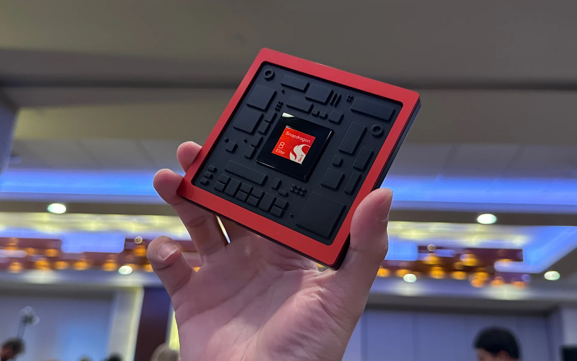 Sample of the Qualcomm Snapdragon 8 Elite Gen 5.