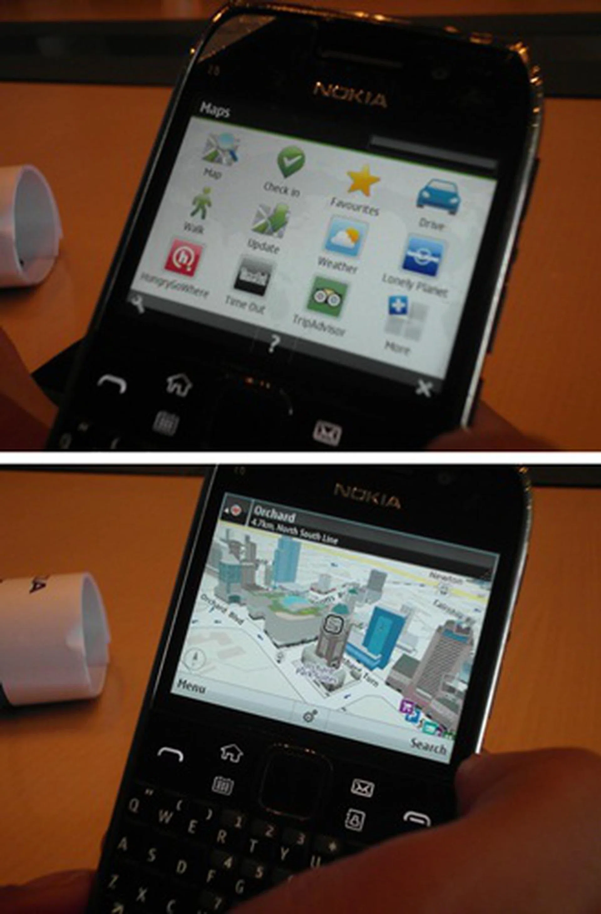 Refinements to Ovi Maps include improved search, new public transport routes and a 3D view mode.