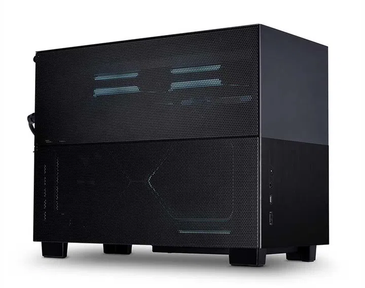 The two-tone black version with the optional mesh accessory.