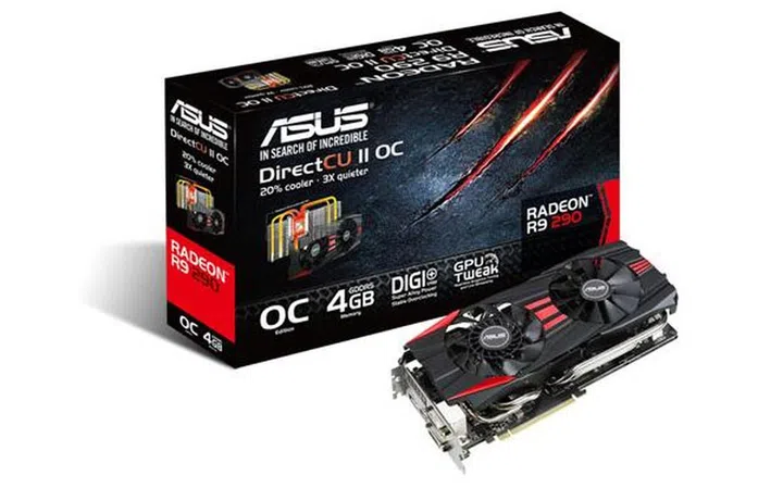 The Radeon R9 290 will be among the older cards to receive support for FRTC and VSR. (Image Source: ASUS)