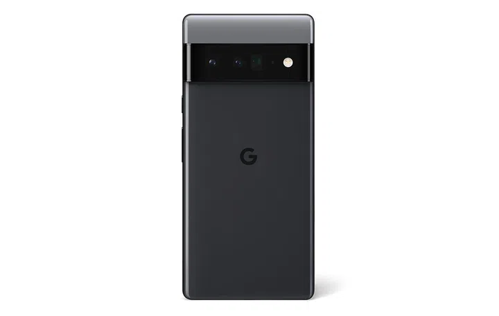 Google Pixel 6 Pro in Stormy Black.