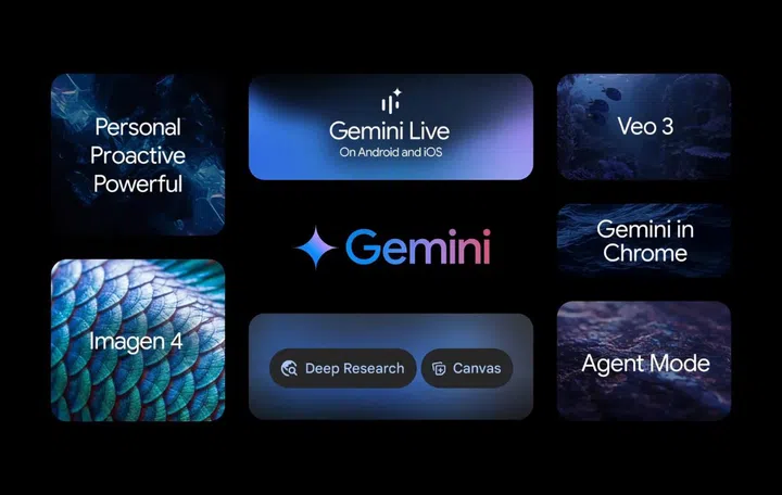 Some of Google's Gemini highlights. Photos: Google. 