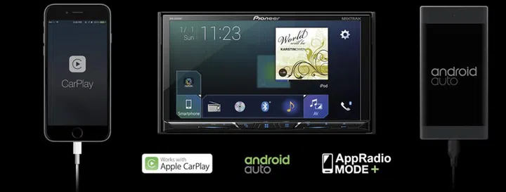 Whether you use iOS or Android, the new Pioneer Z-series receivers will work seamlessly with them.