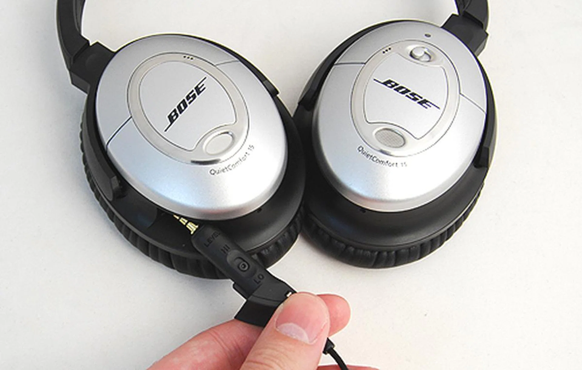 The audio cable is detachable, so you can use the QuietComfort 15 as a sleeping aid.