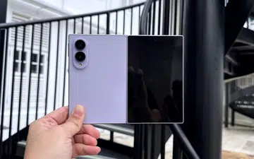 The back view of the Samsung Galaxy Z Fold8.