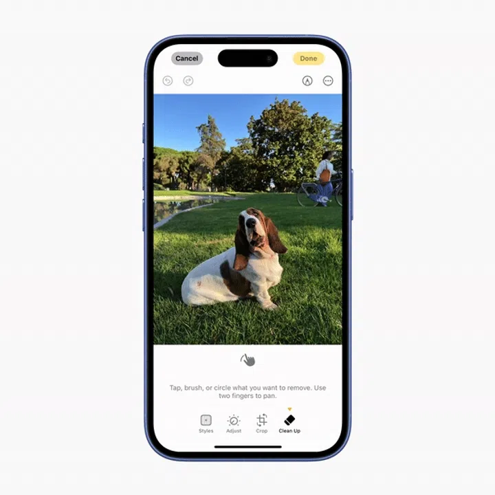 It is easier to edit photos. Photo: Apple. 