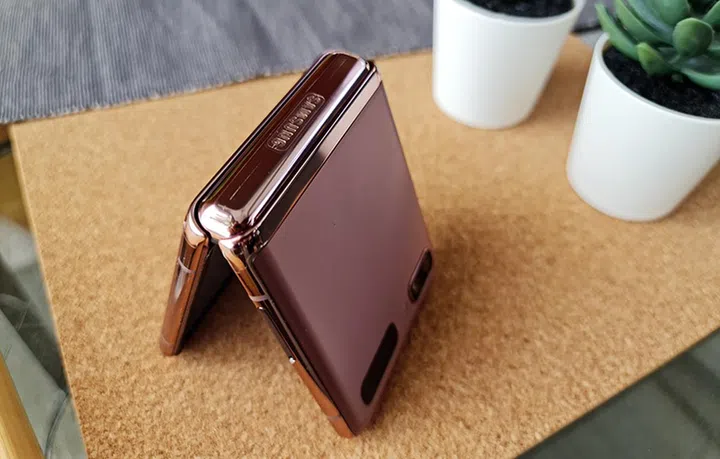 The Samsung Galaxy Z Flip 5G.