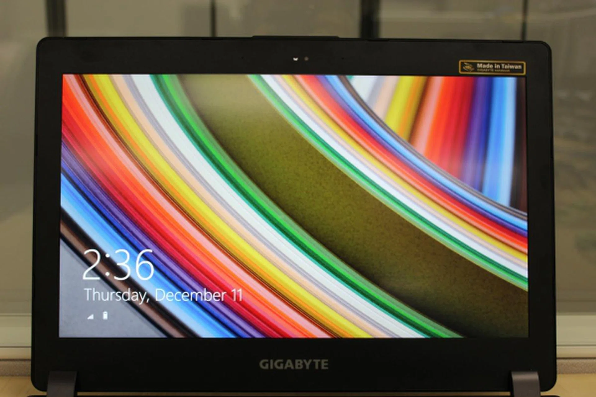 The display might just be 15.6 inches across but the colors are sharp and vibrant.