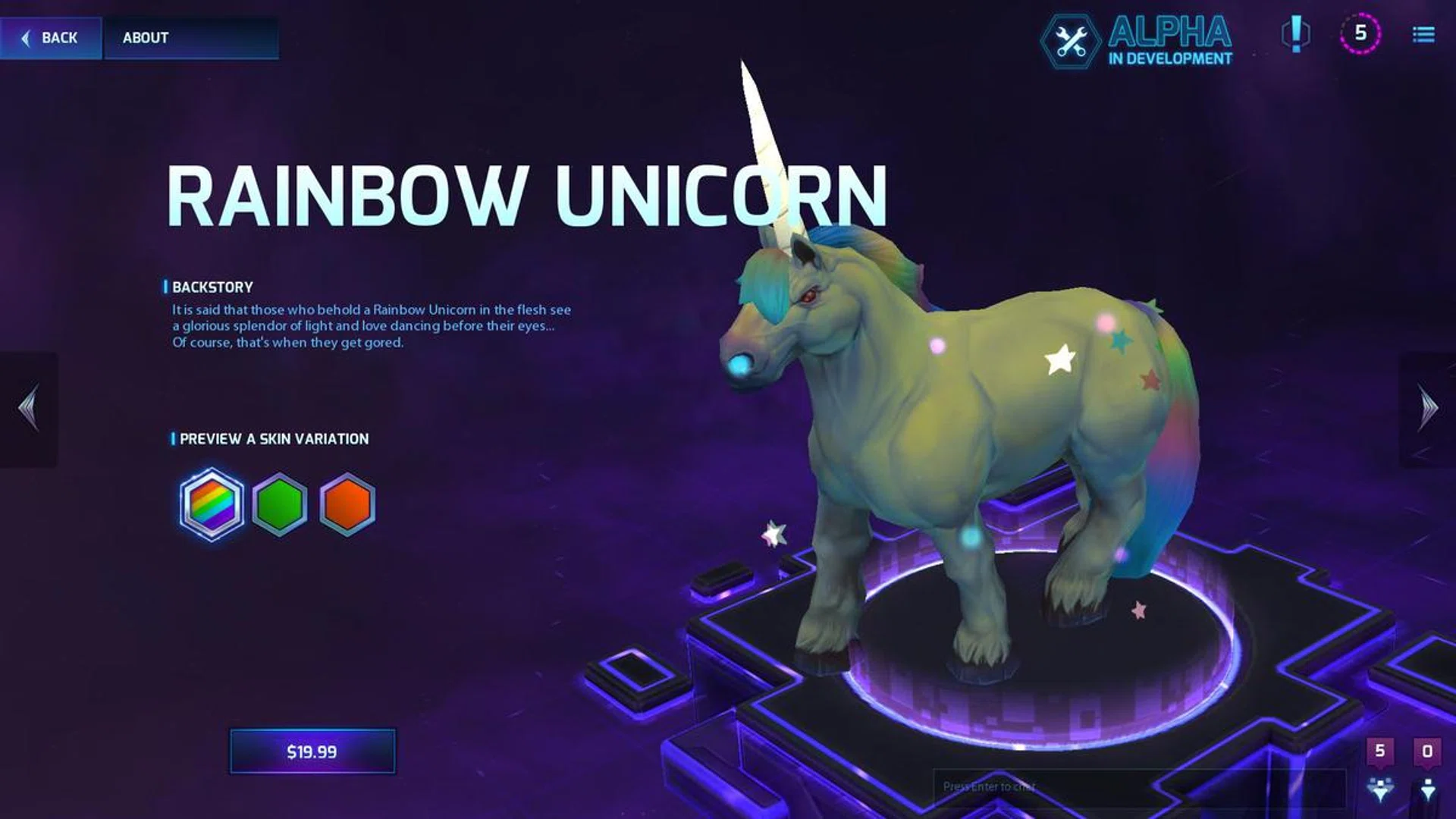 It's actually one of the ugliest unicorns we've ever seen...