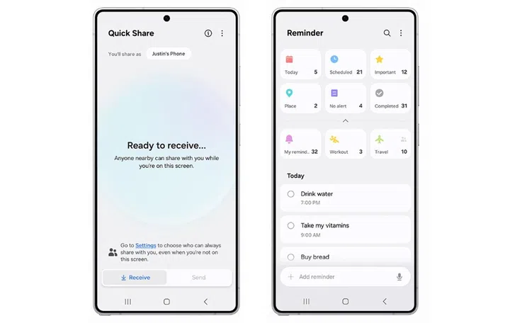 One UI 8 beta. Image: Samsung.
