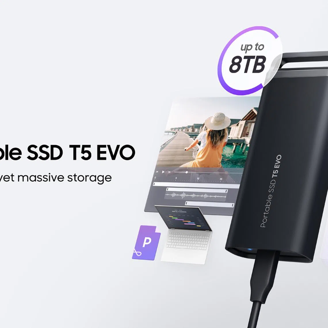 Samsung launches a portable SSD with a whopping 8TB storage
