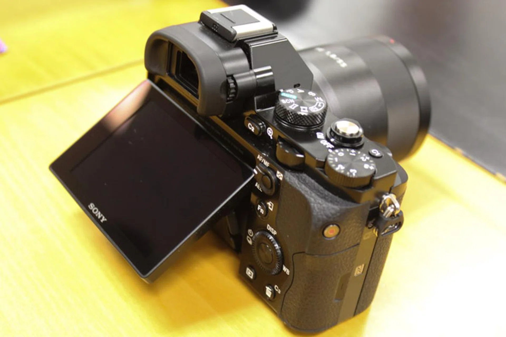 An articulated flip-out LCD is always handy when you can't have the camera at eye-level.