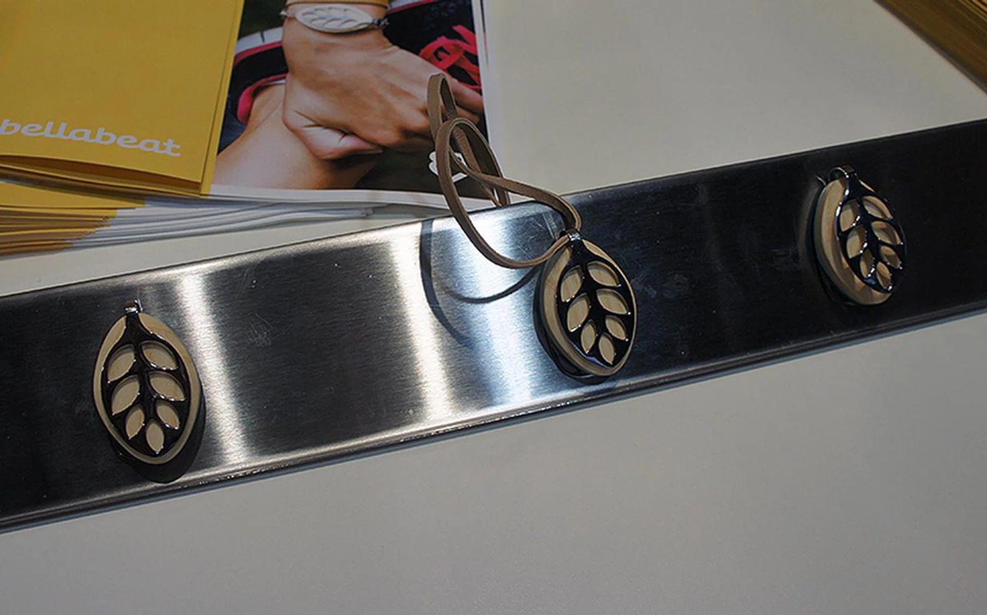 Activity trackers need not be boring pieces of technology. The Bellabeat Leaf is an activity tracker designed for ladies and looks like a piece of jewelry.