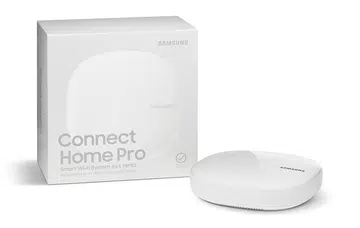 The Samsung Connect Home Pro mesh networking system and smart home hub. (Image source: Samsung)