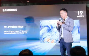 Patrick Khor, HOD TV & Audio, Samsung Electronics Singapore. Photo: HWZ.