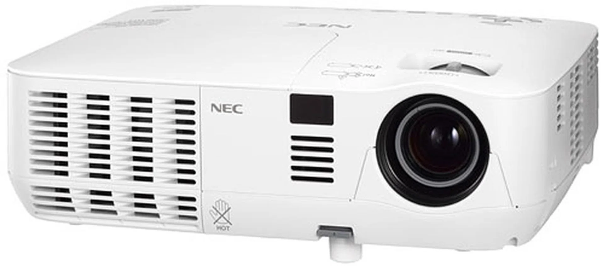 The NEC V300X is our best-performing single-chip DLP business projector.