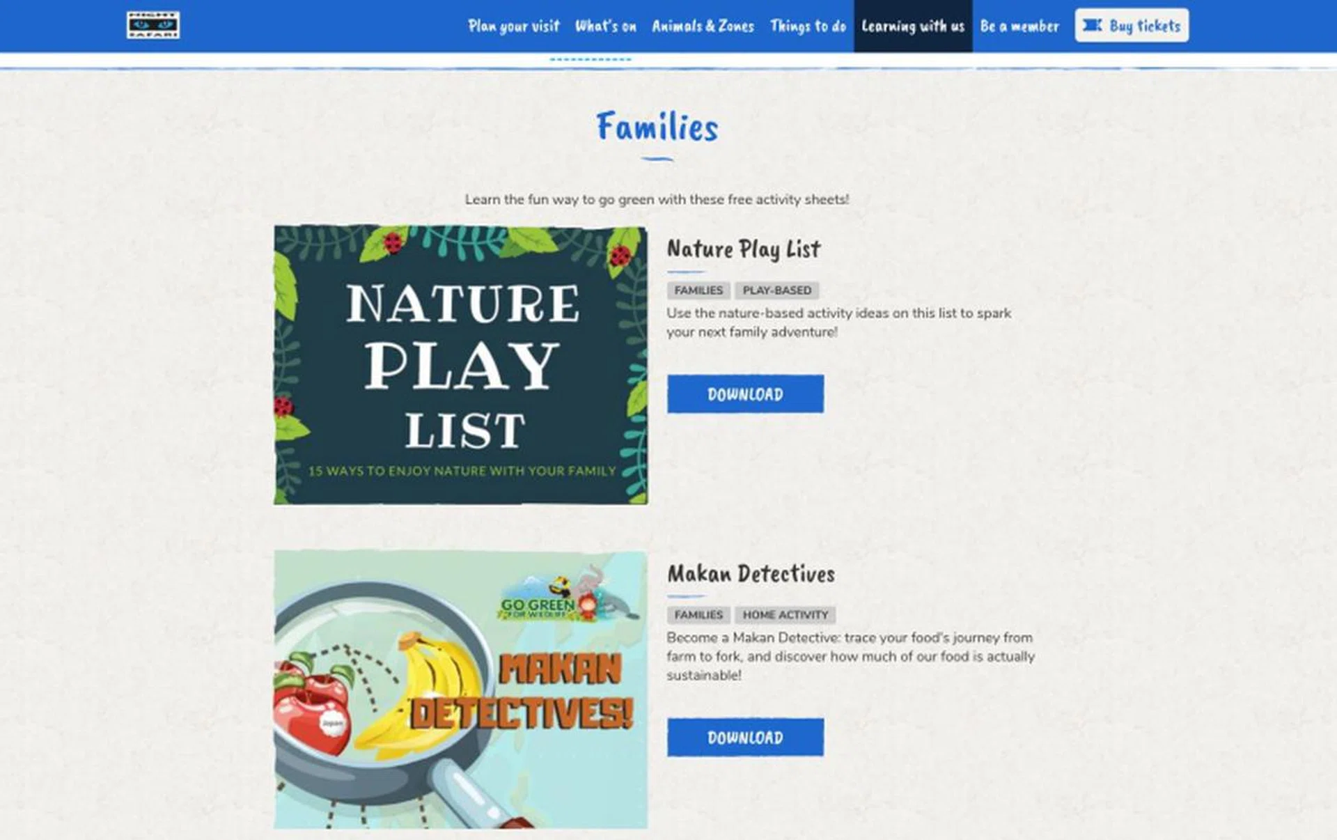 Read some fun stories of the animals at the Zoo