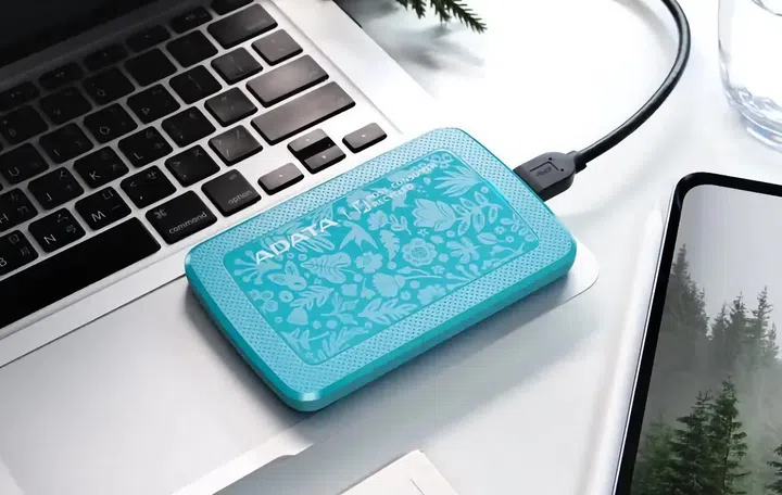 The ADATA HC300 Eco external portable HDD. (Image source: ADATA)