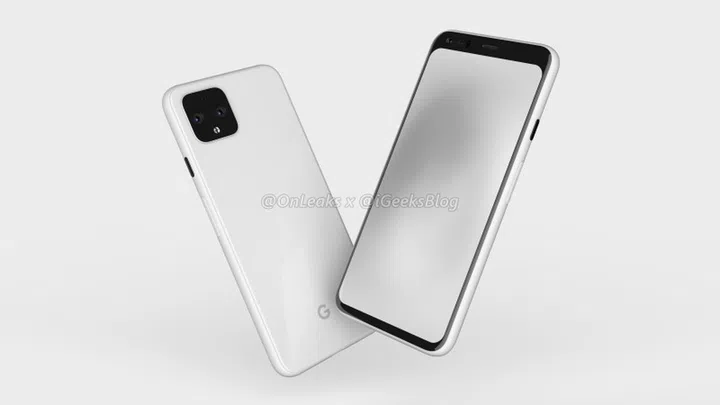 Purported render of the Google Pixel 4.