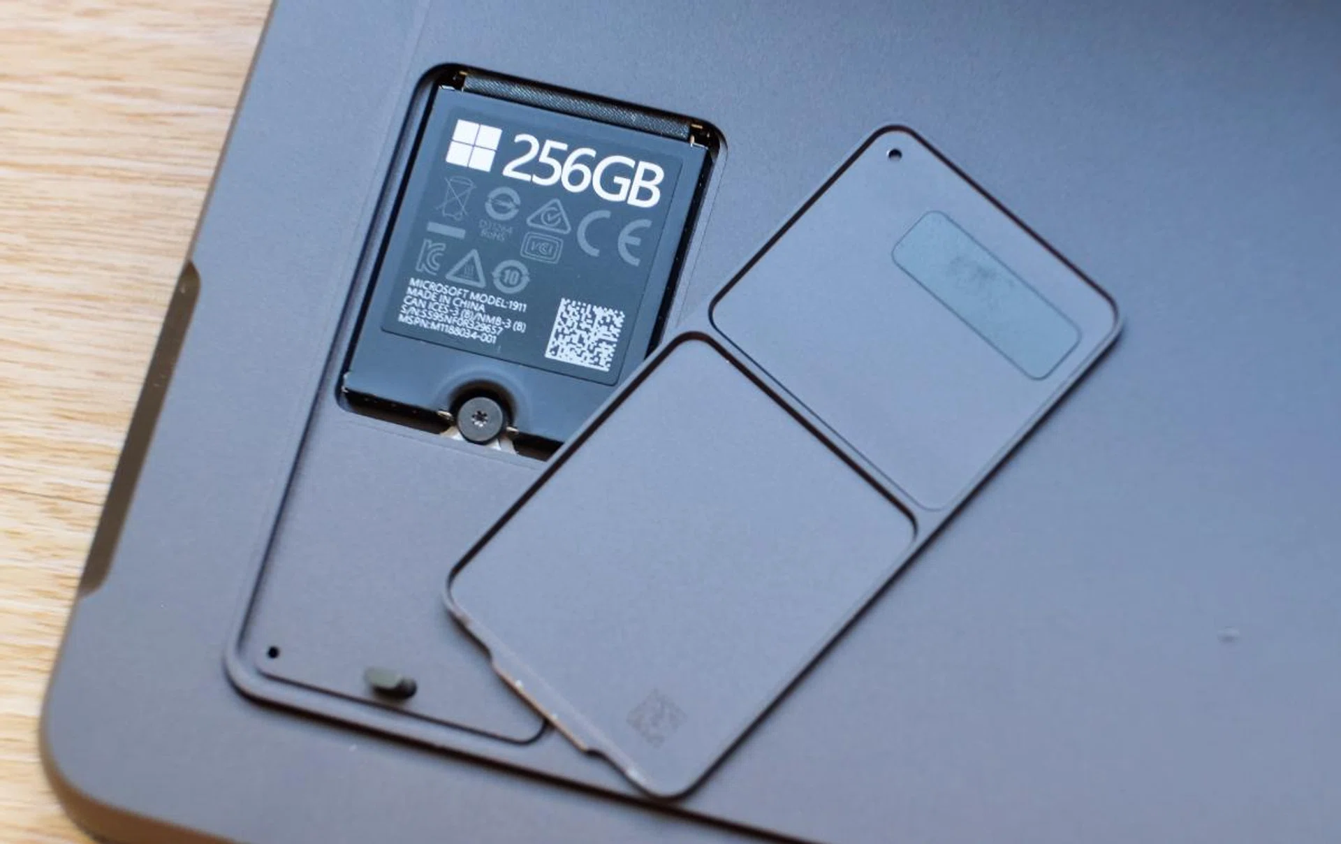 You can swap the SSD yourself but note that it uses the less common M.2 2230 form factor.