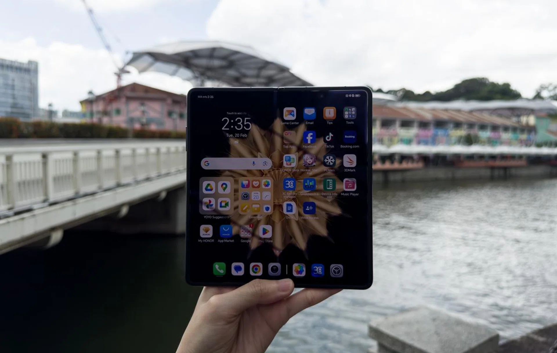 The internal screen on the Magic V2 is one of the largest available.