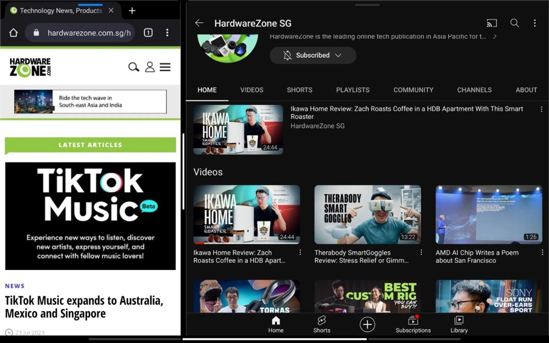 The Multi-Window can be useful when you want to be doing work at research at the same time. 