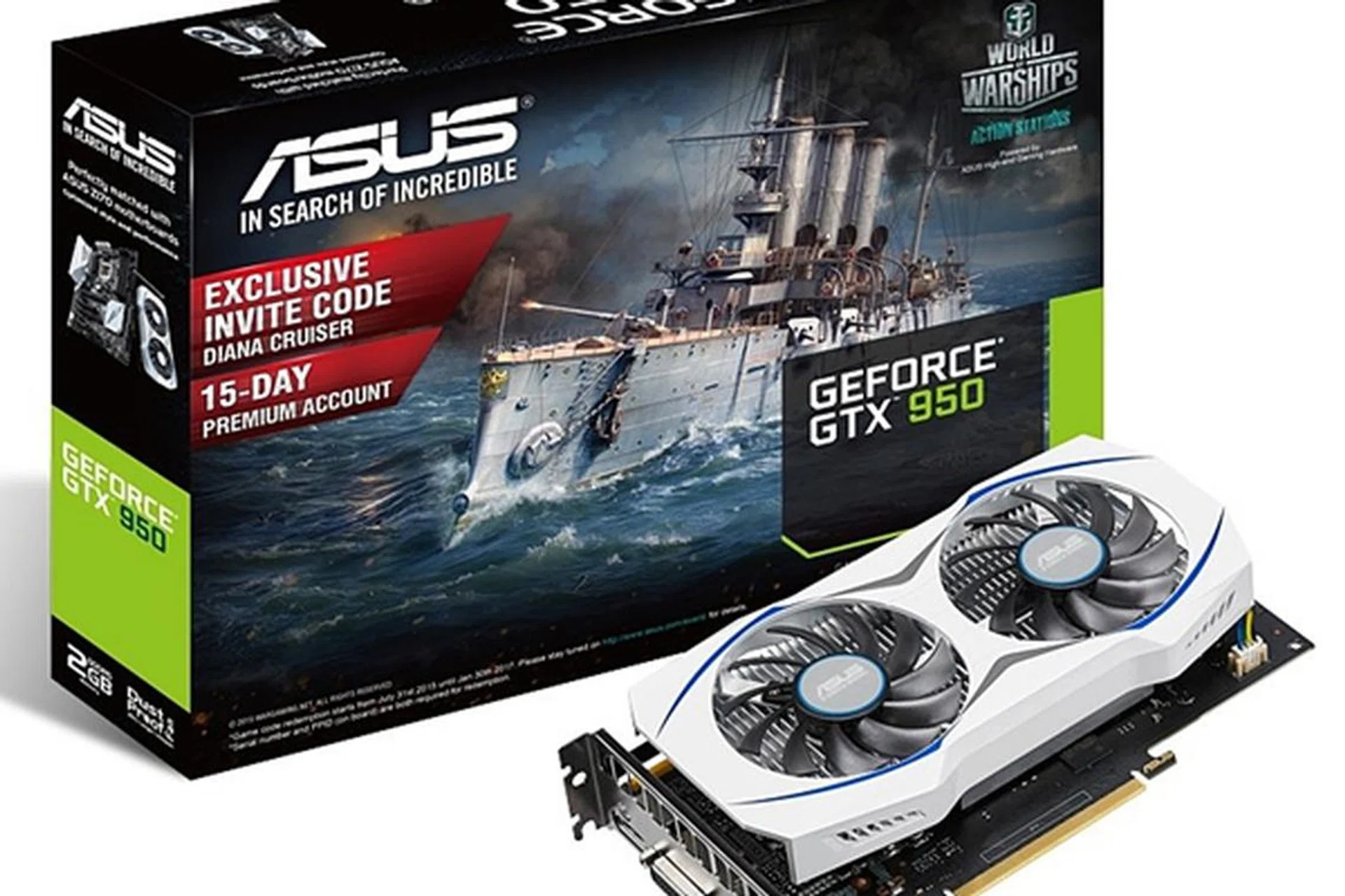 The ASUS GTX950-2G graphics card (Image source: ASUS)
