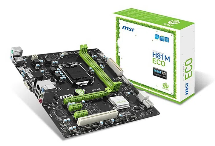 The H81M Eco. (Image Source: MSI)