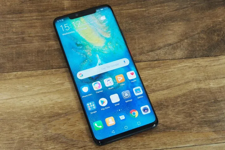 The Huawei Mate 20 Pro.