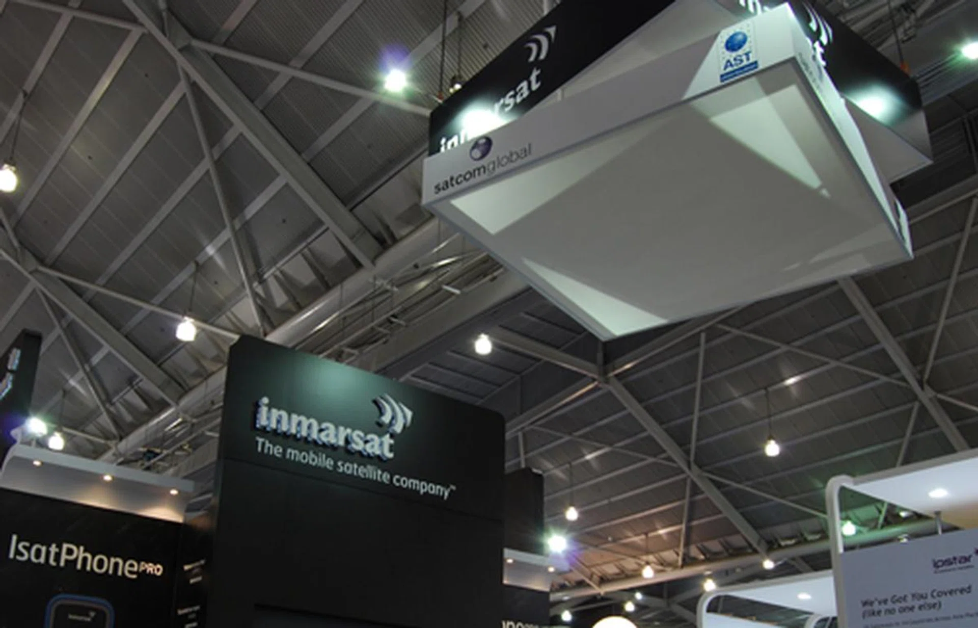 At the Immarsat booth, we spotted their satellite-based IsatPhone Pro, which allows you to get connected anywhere in the world.