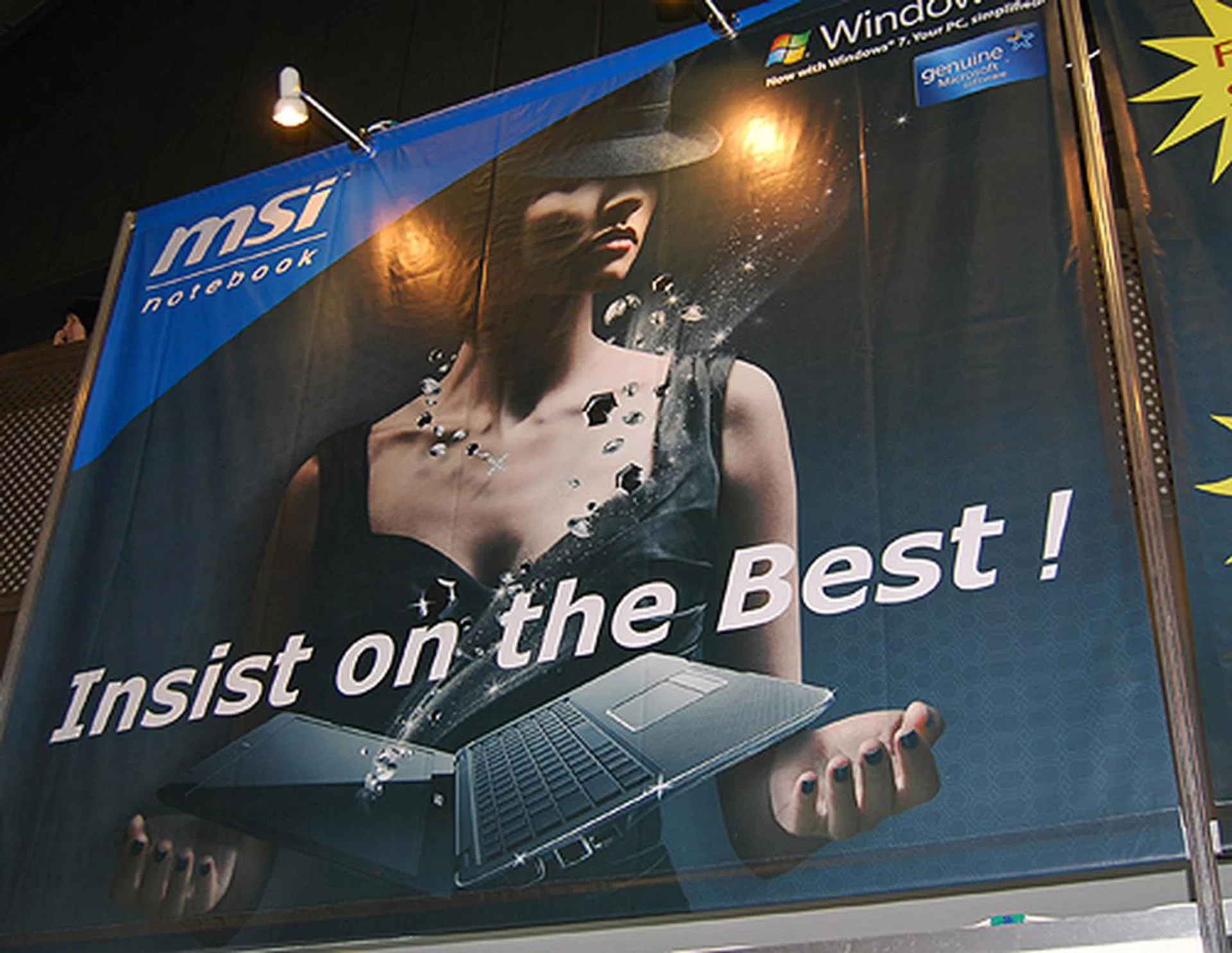 Shopping for a new notebook, be sure to head down to Corbell's booth where they have some outstanding deals on MSI notebooks.