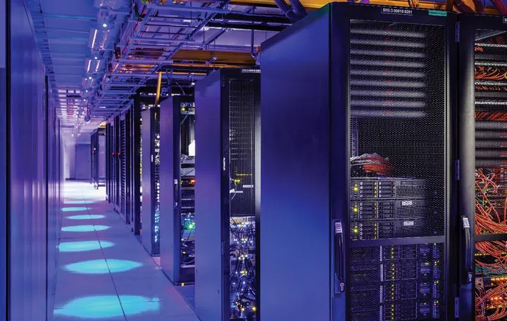 Equipment deployed at an Equinix International Business Exchange (IBX) data centre. Image source: Equinix.