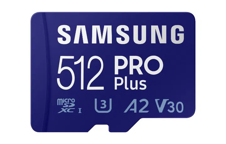 The new PRO plus microSD card is for users doing content creation. Image source: Samsung. 