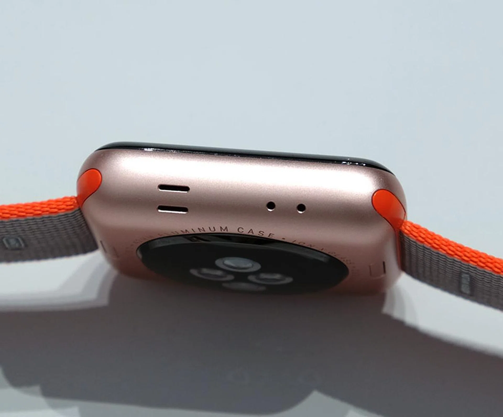 The speakers on the new Apple Watch Series 2 have been designed to push water out of the speaker ports.