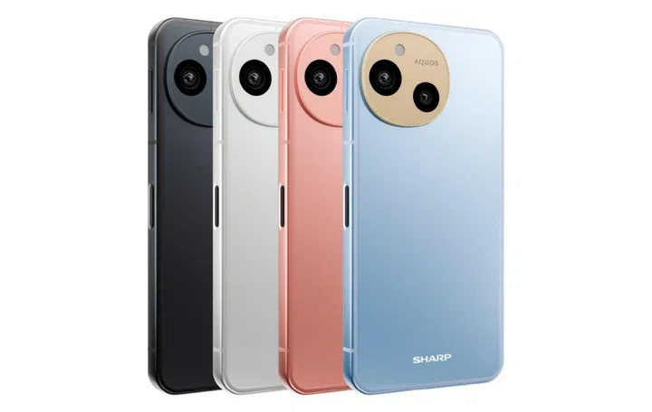 The Sharp Aquos Sense9 will be available in four colours: Black, White, Coral, and Blue. Photo: Sharp
