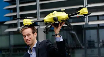 Not all clear for liftoff yet: There are some issues regarding the legality and control but if it all works out, expect to see the drones in service as soon as 5 years from now.