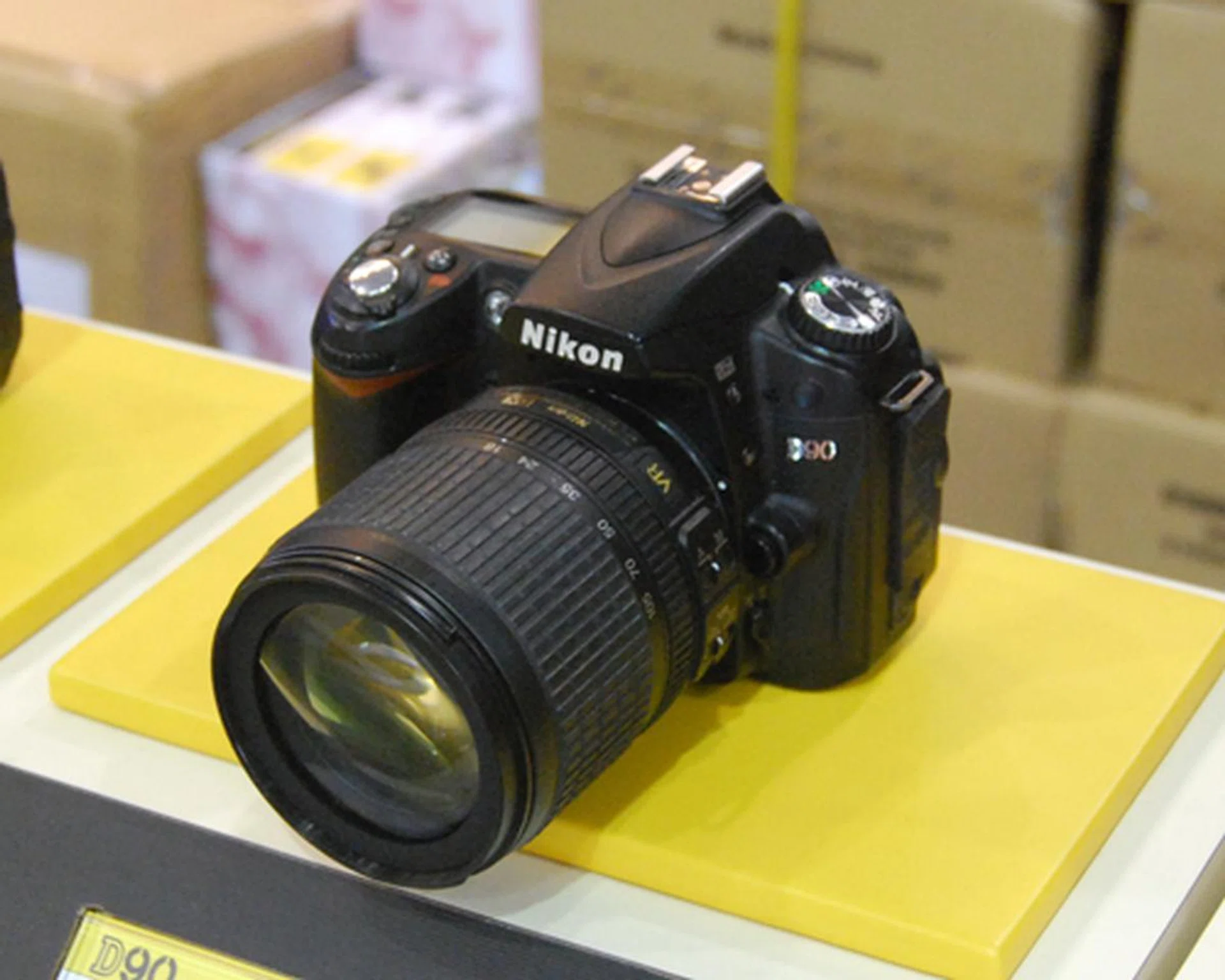 On the mid-range level, you'll find the Nikon D90, priced at $1688, to be a suitable deal. Bundled with an AF-S DX Nikkor 18-105mm f/3.5-5.6G lens, the D90 comes with a 12.3-megapixel CMOS sensor and a 3" LCD display. Capable of ISO values of up to 3200, the D90 also has HD 720p video recording capabilities and allows you to do in-camera image and movie editing.