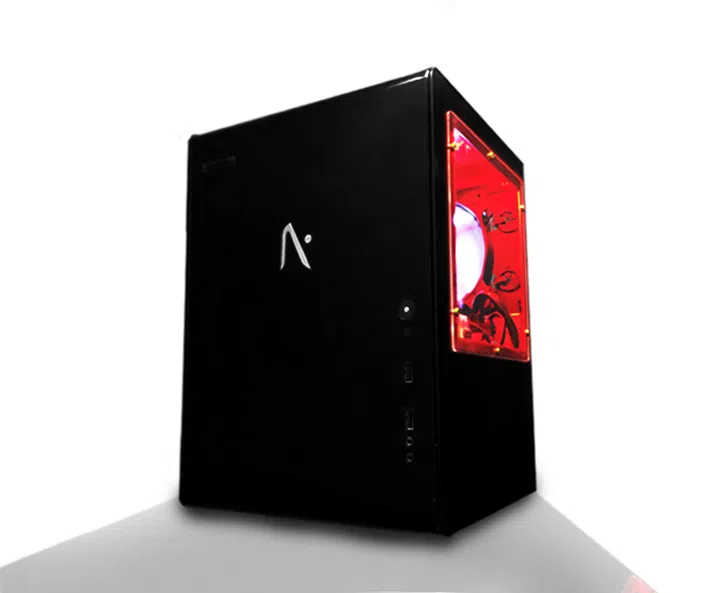 The Tremor's Aftershock's ITX desktop entry, effectively proving that size doesn't matter.