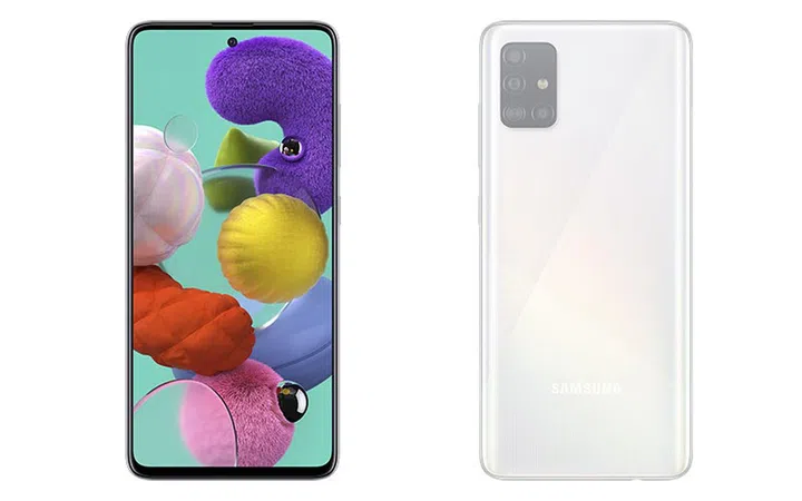 Galaxy A51 in Prism Crush White