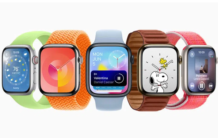 Apple WatchOS 10 updates as seen at WWDC 2023.