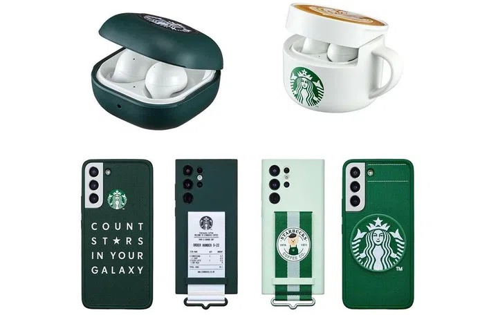 Samsung Galaxy S22 series and Buds2 collab with Starbucks. Image source: UniverseIce (Twitter).